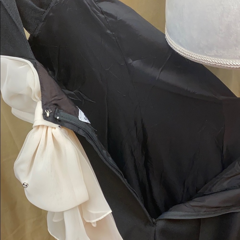 Black and Cream Evening gown - Picture 15 of 15